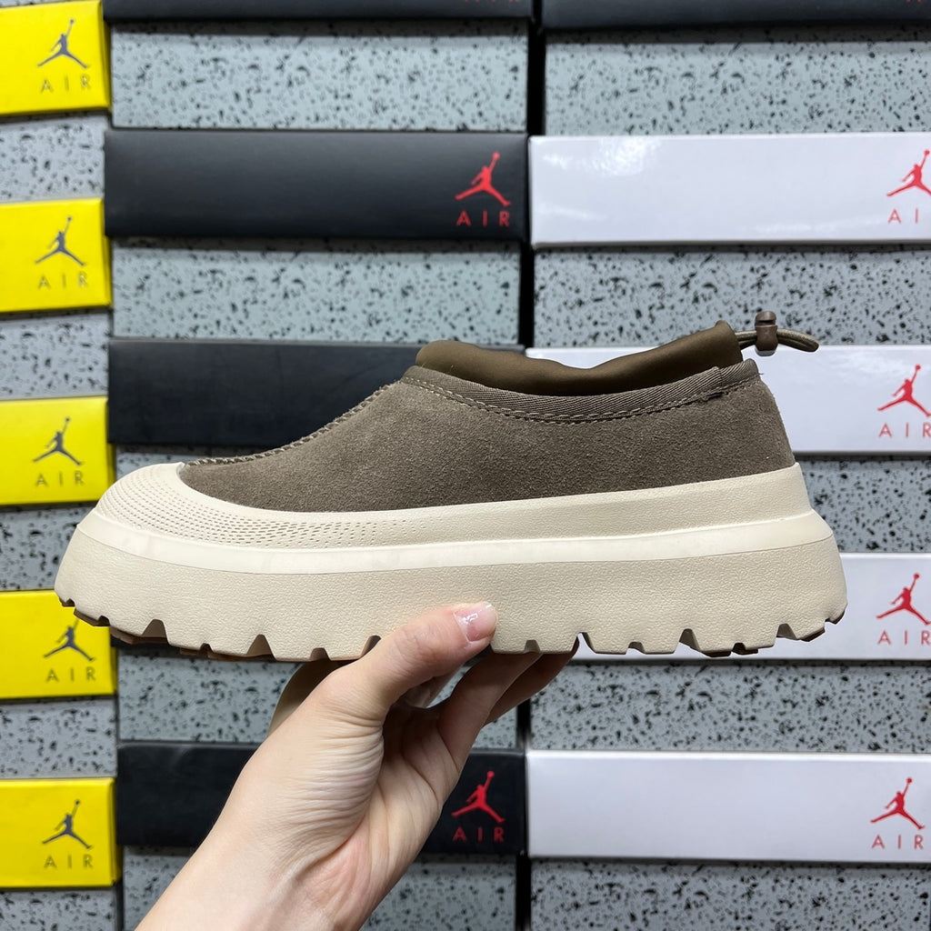 UGG Walnut & Off-White Slip-On Platform Shoes