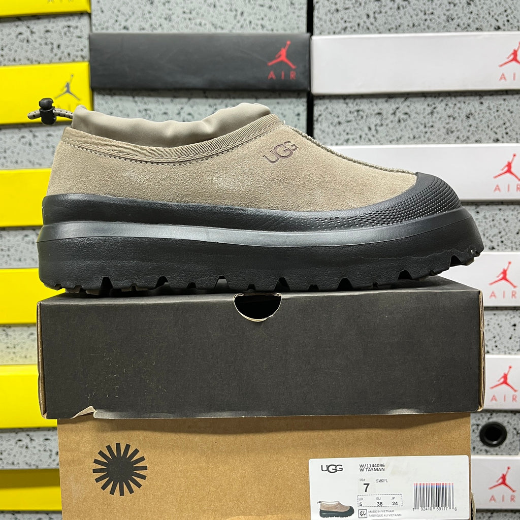 UGG Rain Grey & Black Slip-On Platform Shoes