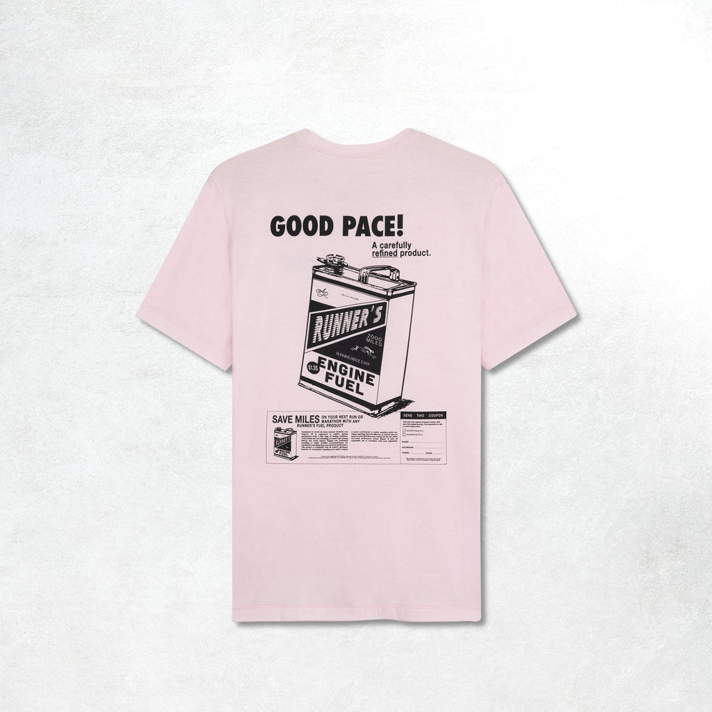 Acid Running Good Pace T-Shirt: Iced Pink
