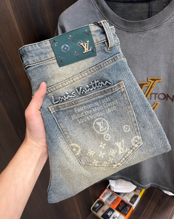 Monogram Gradient Denim Jeans