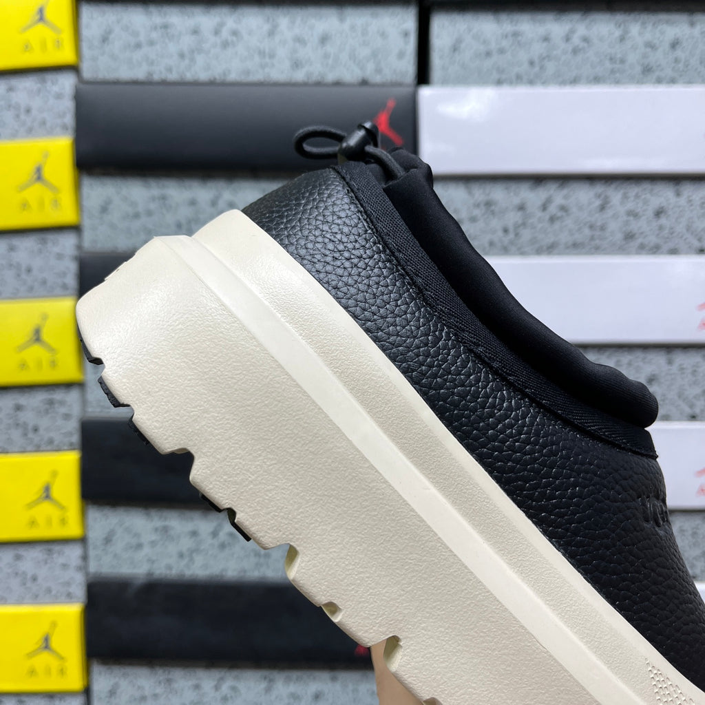 UGG Black & Off-White Slip-On Platform Shoes