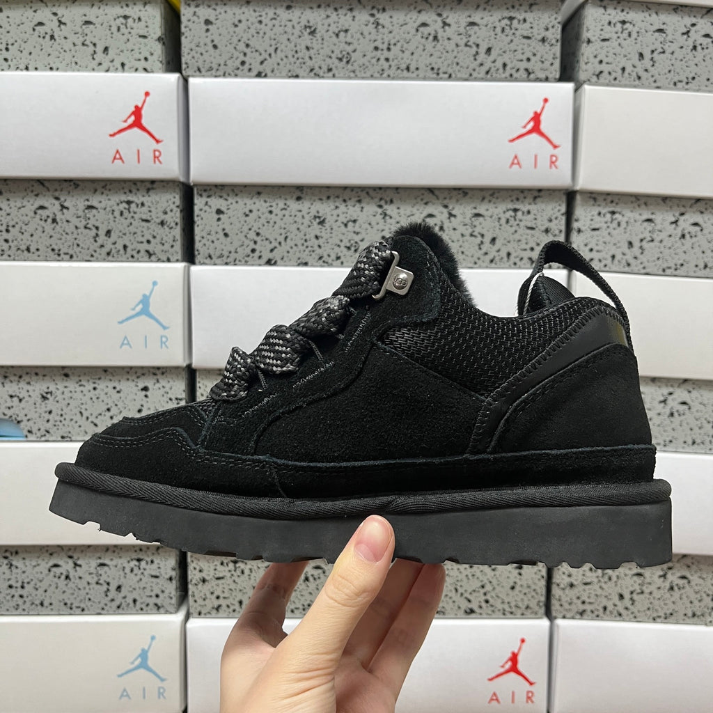 UGG Black Chunky Lace-Up Shoes