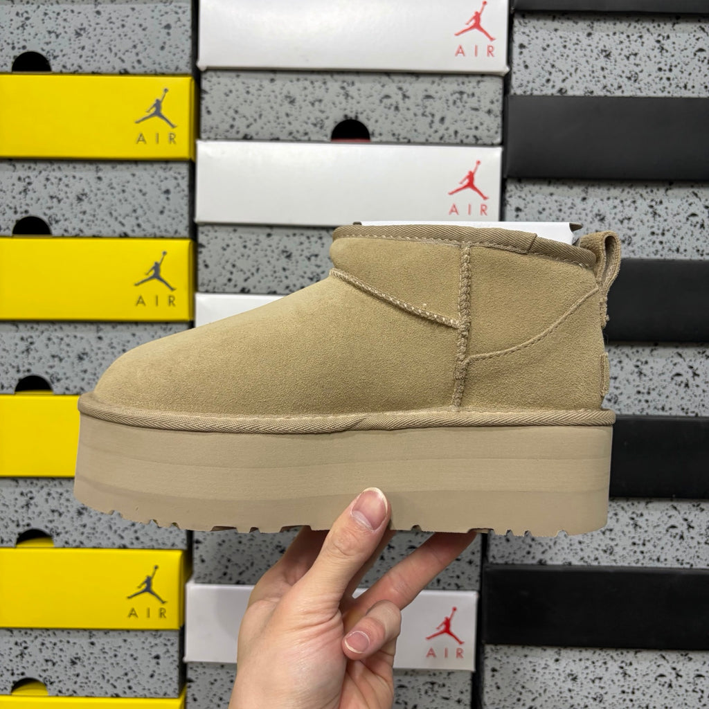UGG Mustard Platform Mini Boots | 5 cm Sole