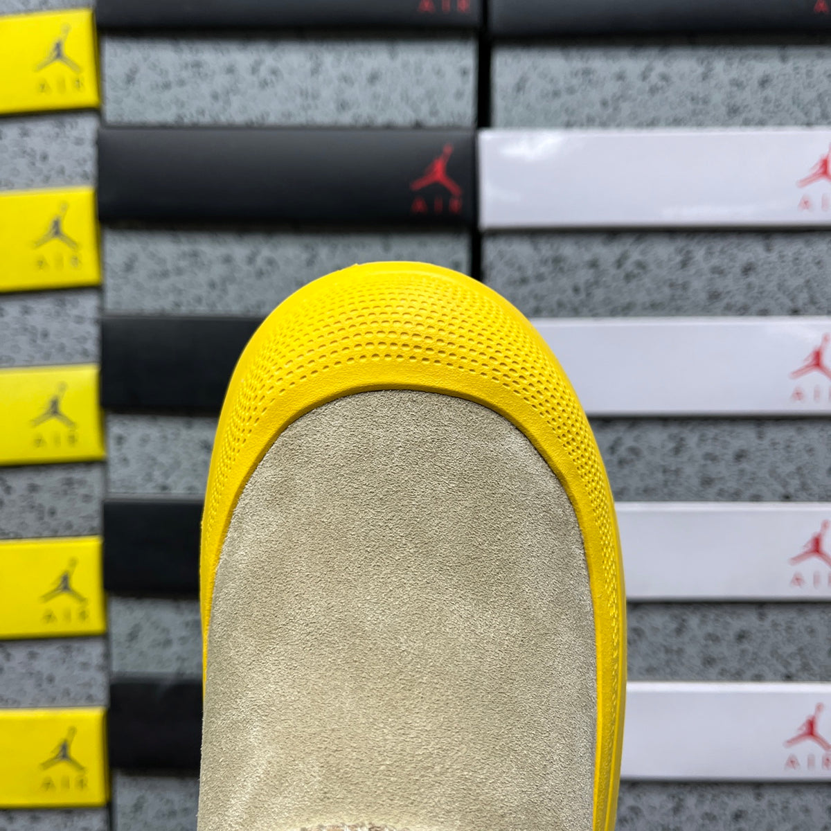 UGG Sand & Yellow Slip-On Platform Ankle Boots