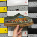 UGG Olive Green Dragon & Tiger Embroidered Slip-On Shoes