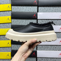 UGG Black & Off-White Slip-On Platform Shoes