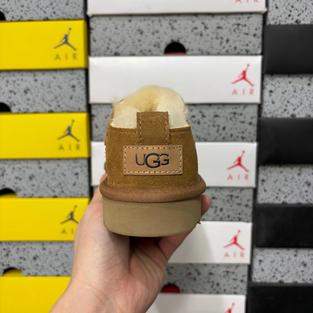 UGG Chestnut Low-Profile Mini Slip-On Shoes