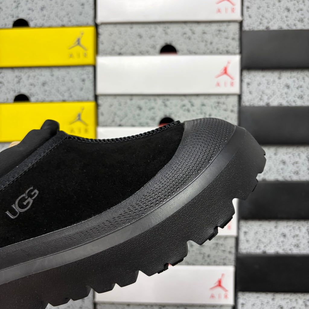 UGG Tasman Black Slip-On Shoes with Chunky Sole | 4096