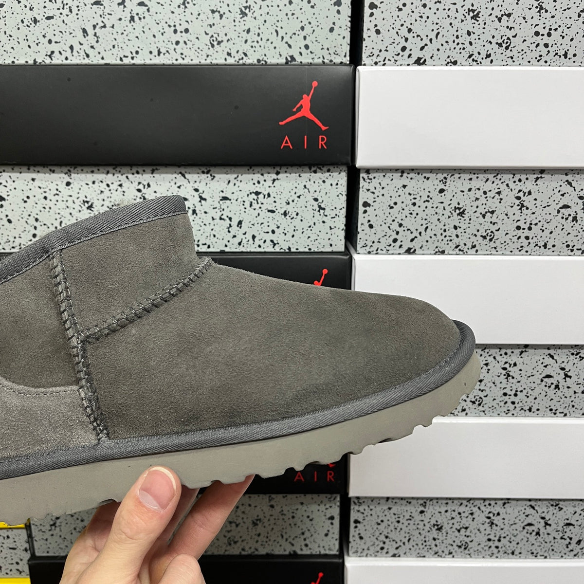 UGG Grey Mini Ankle Boots | W1116109