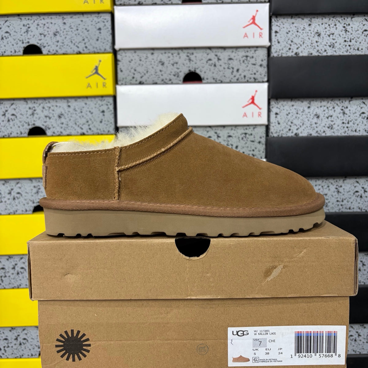 UGG Chestnut Low-Profile Mini Slip-On Shoes