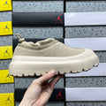 UGG Mustard Seed & Off-White Slip-On Platform Shoes