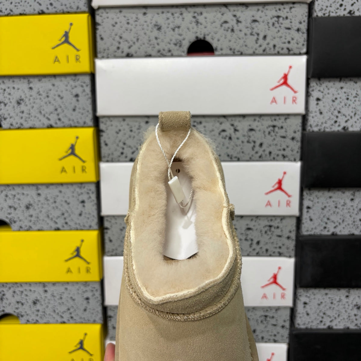 UGG Sand Low-Profile Mini Slip-On Shoes