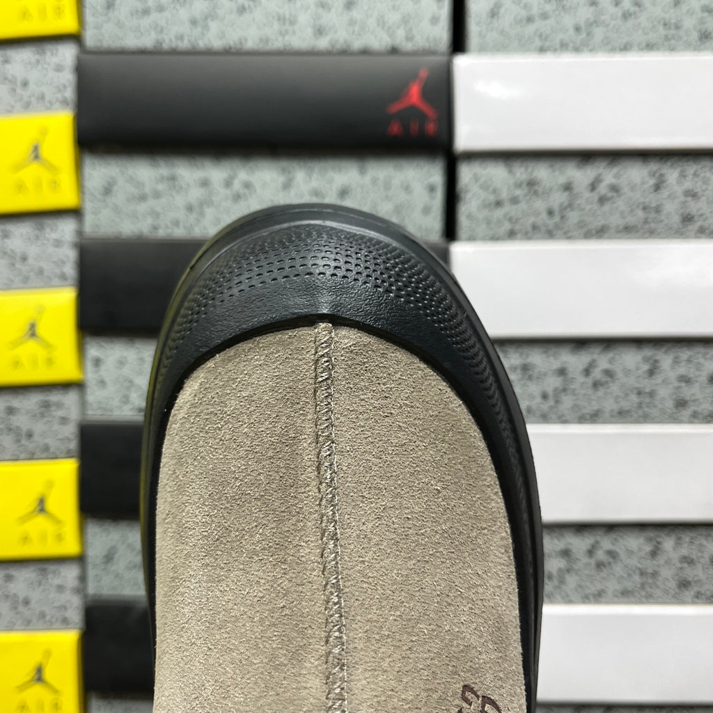 UGG Rain Grey & Black Slip-On Platform Shoes