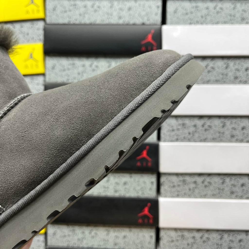 UGG Grey Button Ankle Boots