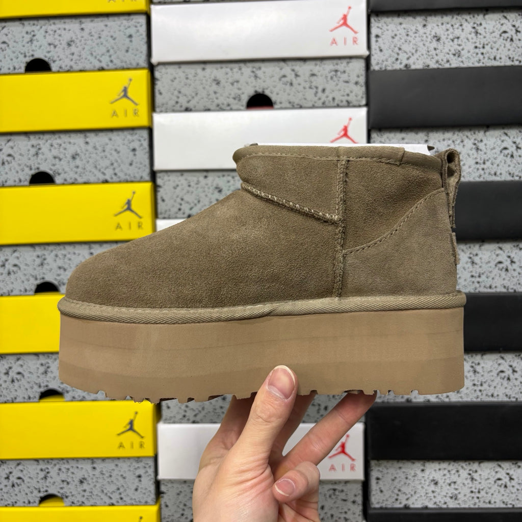 UGG Antelope Brown Platform Mini Boots | 5 cm Sole