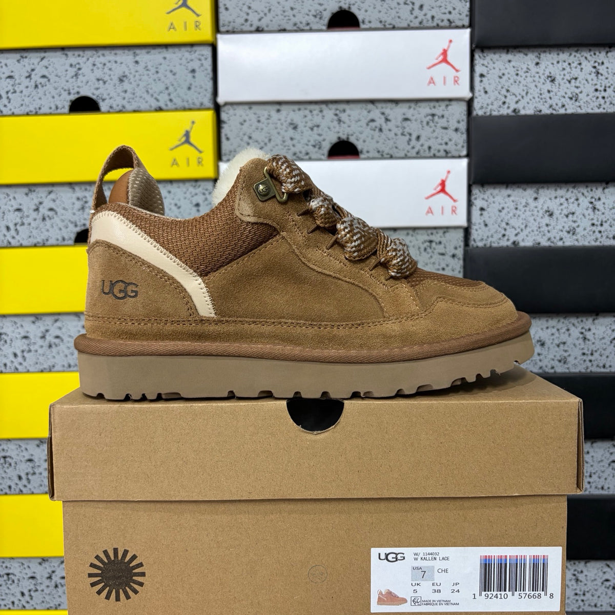 UGG Chestnut Chunky Lace-Up Shoes