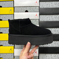UGG Black Platform Mini Boots | 5 cm Sole