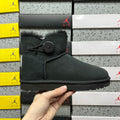 UGG Black Button Ankle Boots