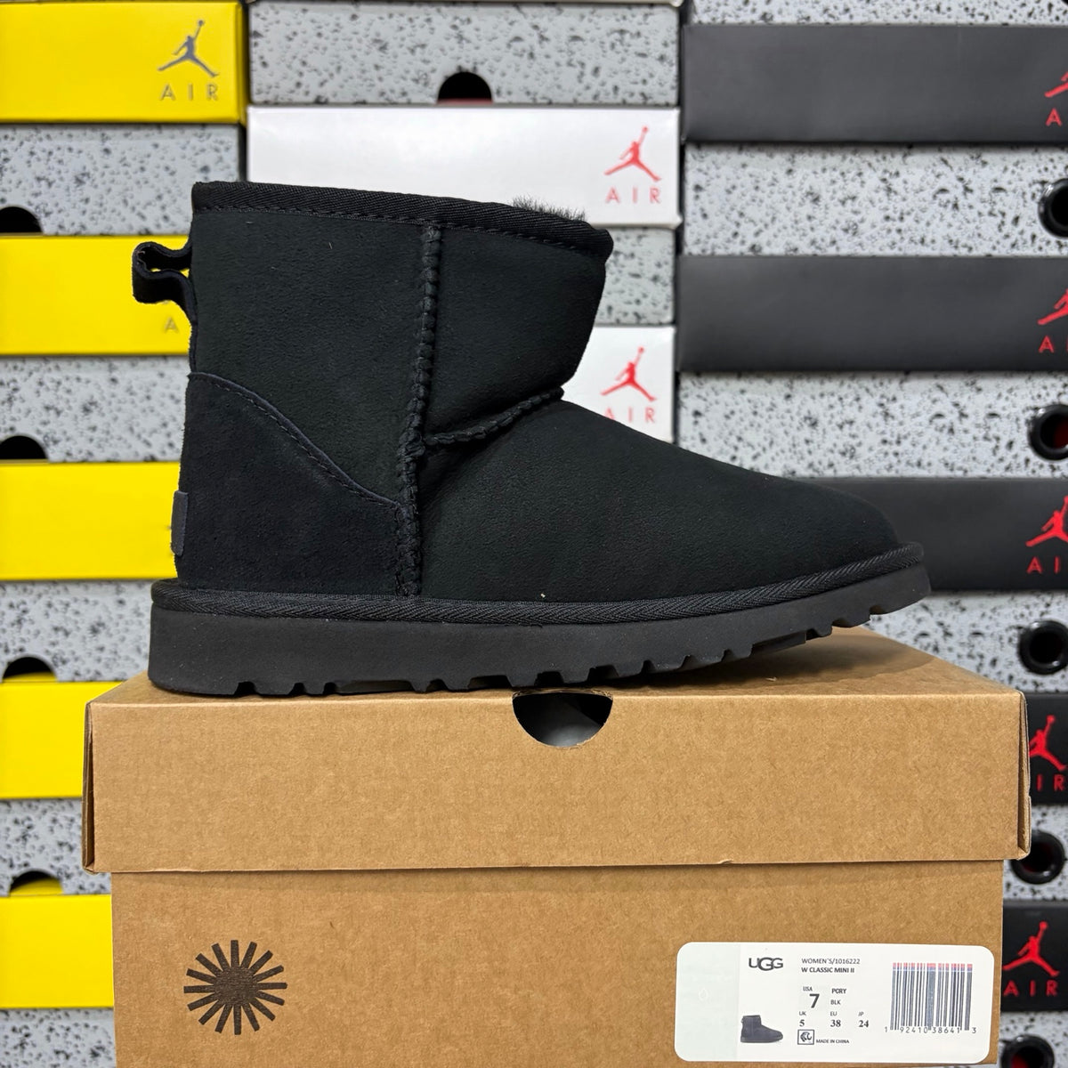 UGG Black Mid-Calf Boots
