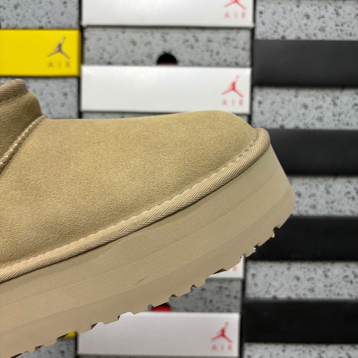 UGG Mustard Platform Mini Boots | 5 cm Sole