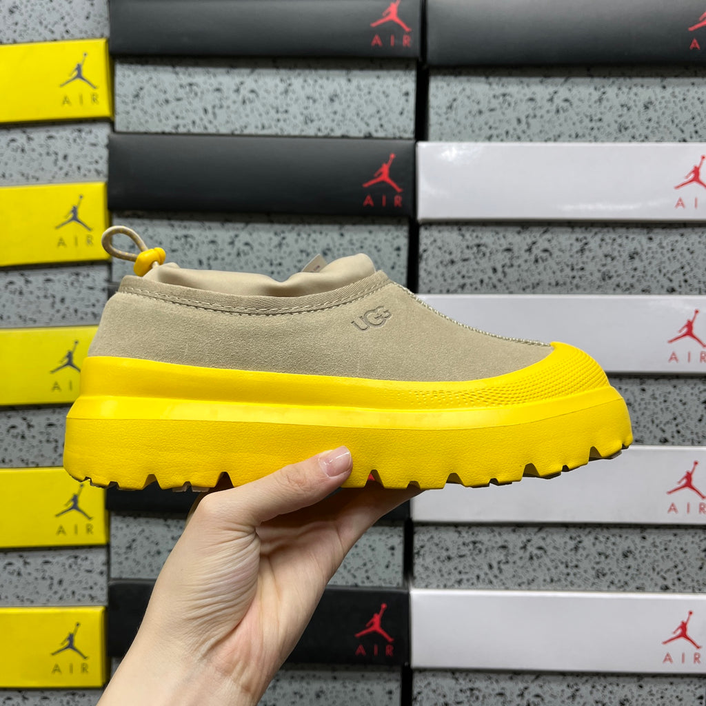 UGG Sand & Yellow Slip-On Platform Shoes