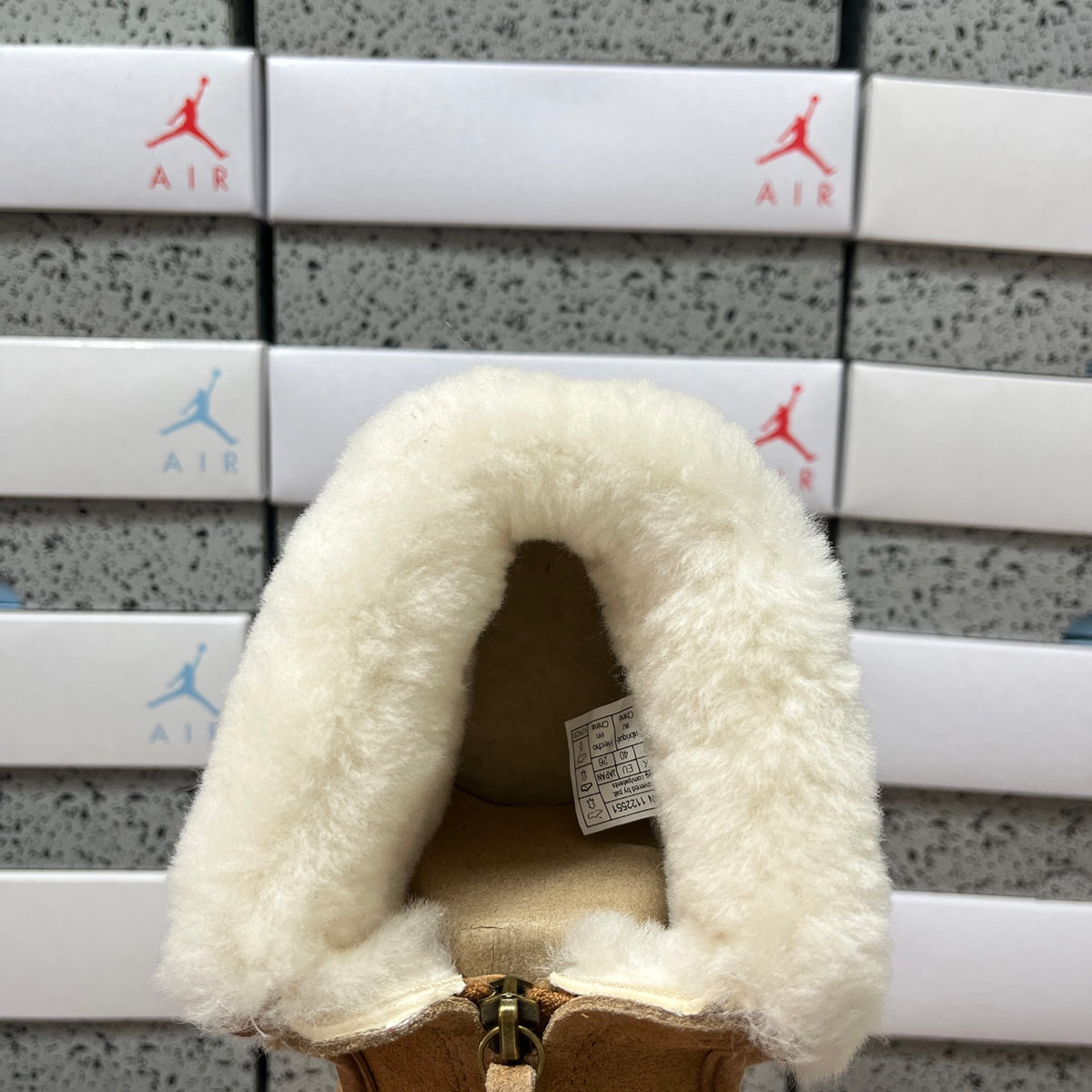 UGG Chestnut Platform Ankle Boots with Plush Cuff | 2551