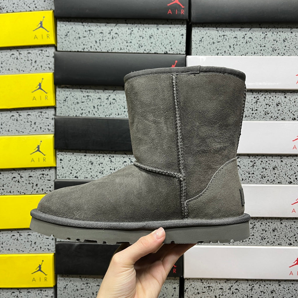 UGG Grey Pull-On Mid-Calf Boots