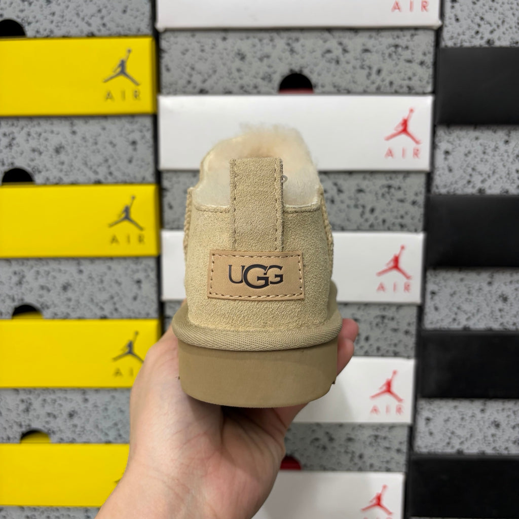 UGG Sand Low-Profile Mini Slip-On Shoes