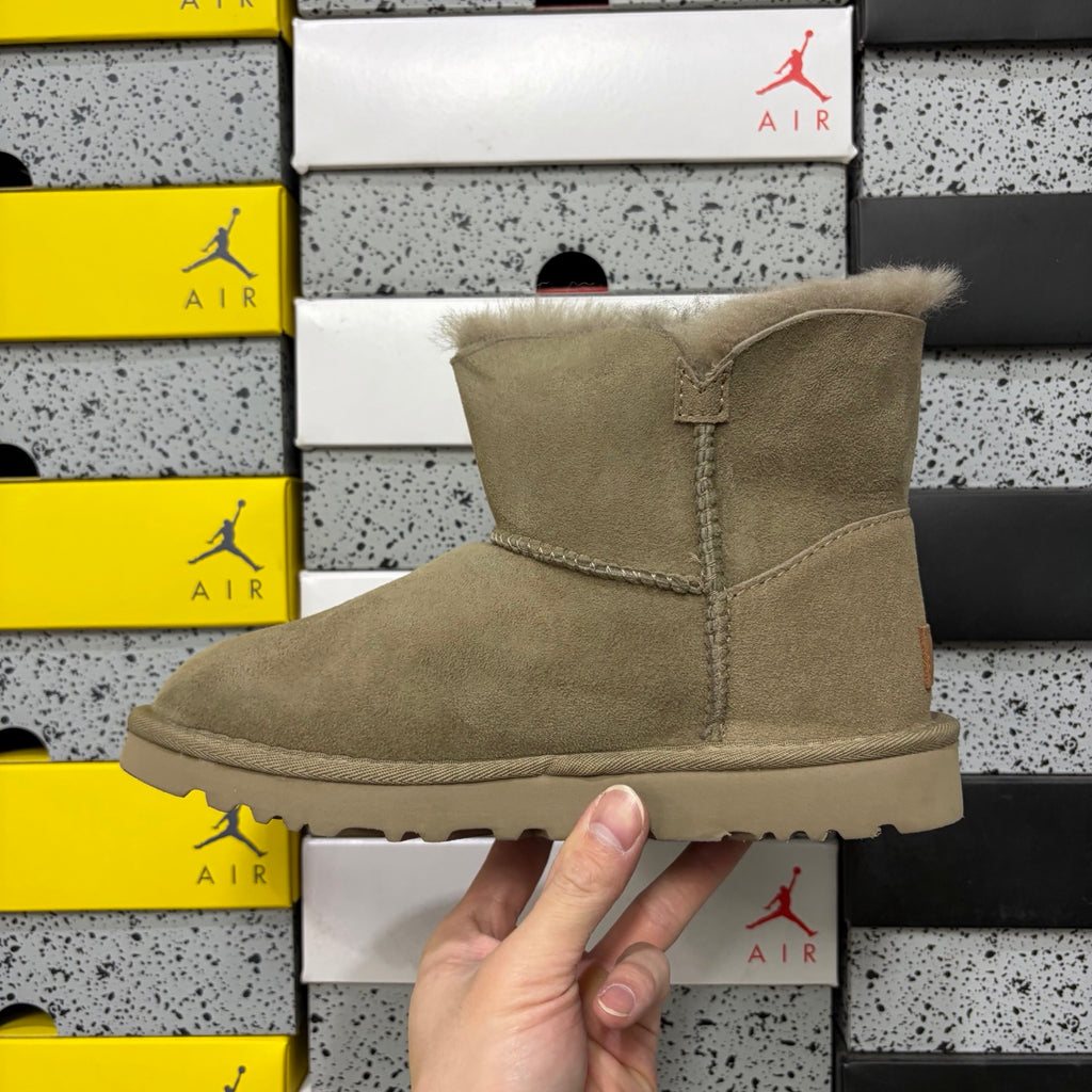 UGG Antelope Brown Button Boots with Plush Lining