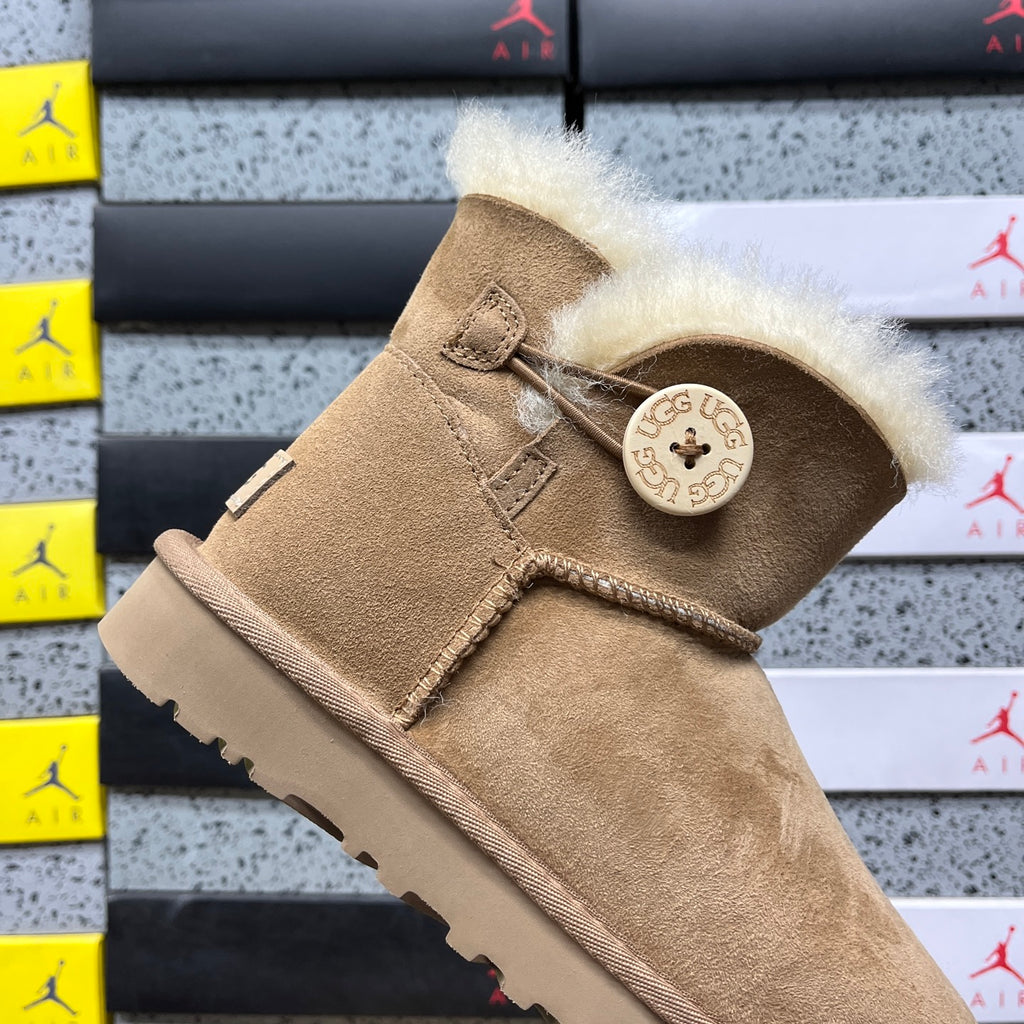 UGG Chestnut Button Ankle Boots