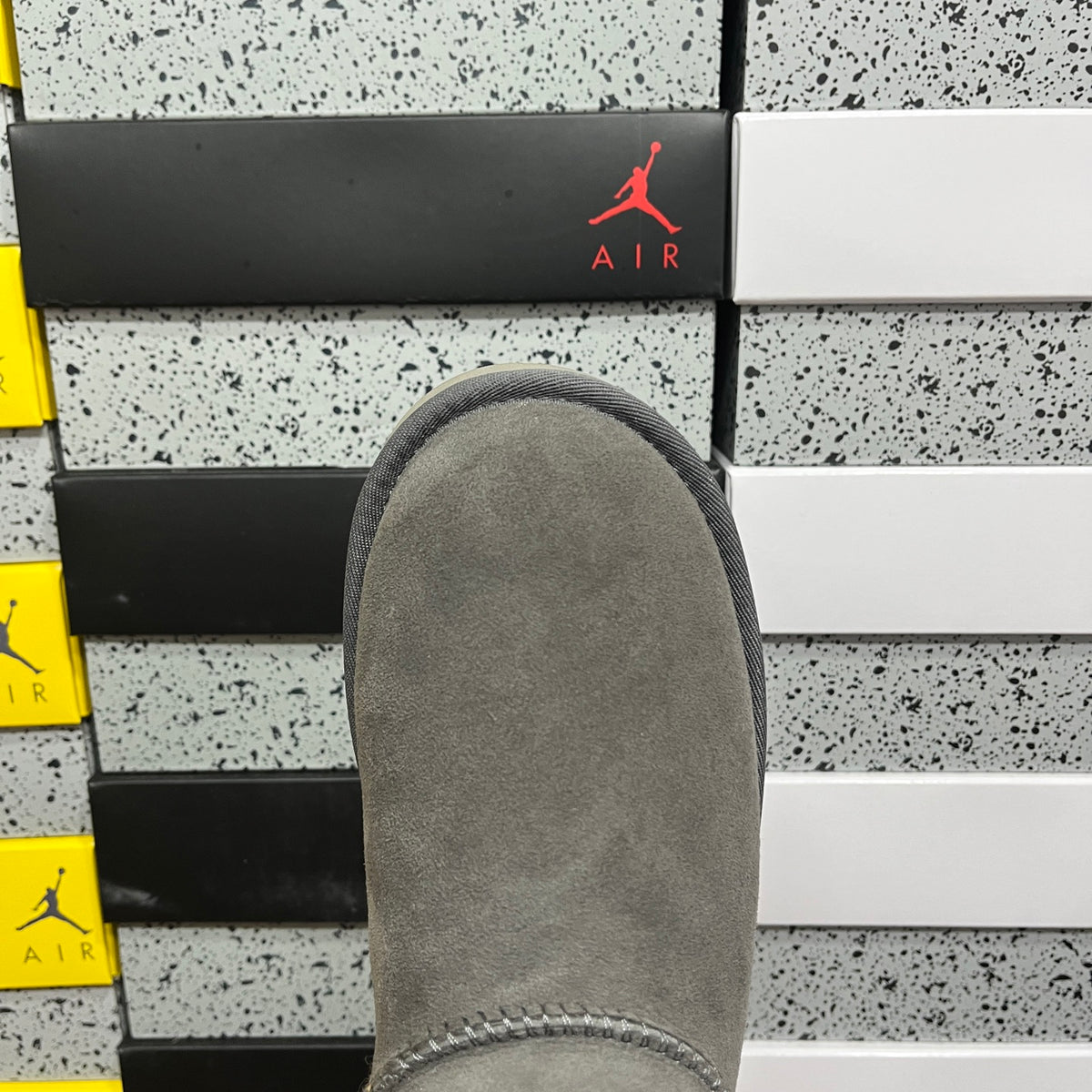 UGG Grey Mini Ankle Boots | W1116109
