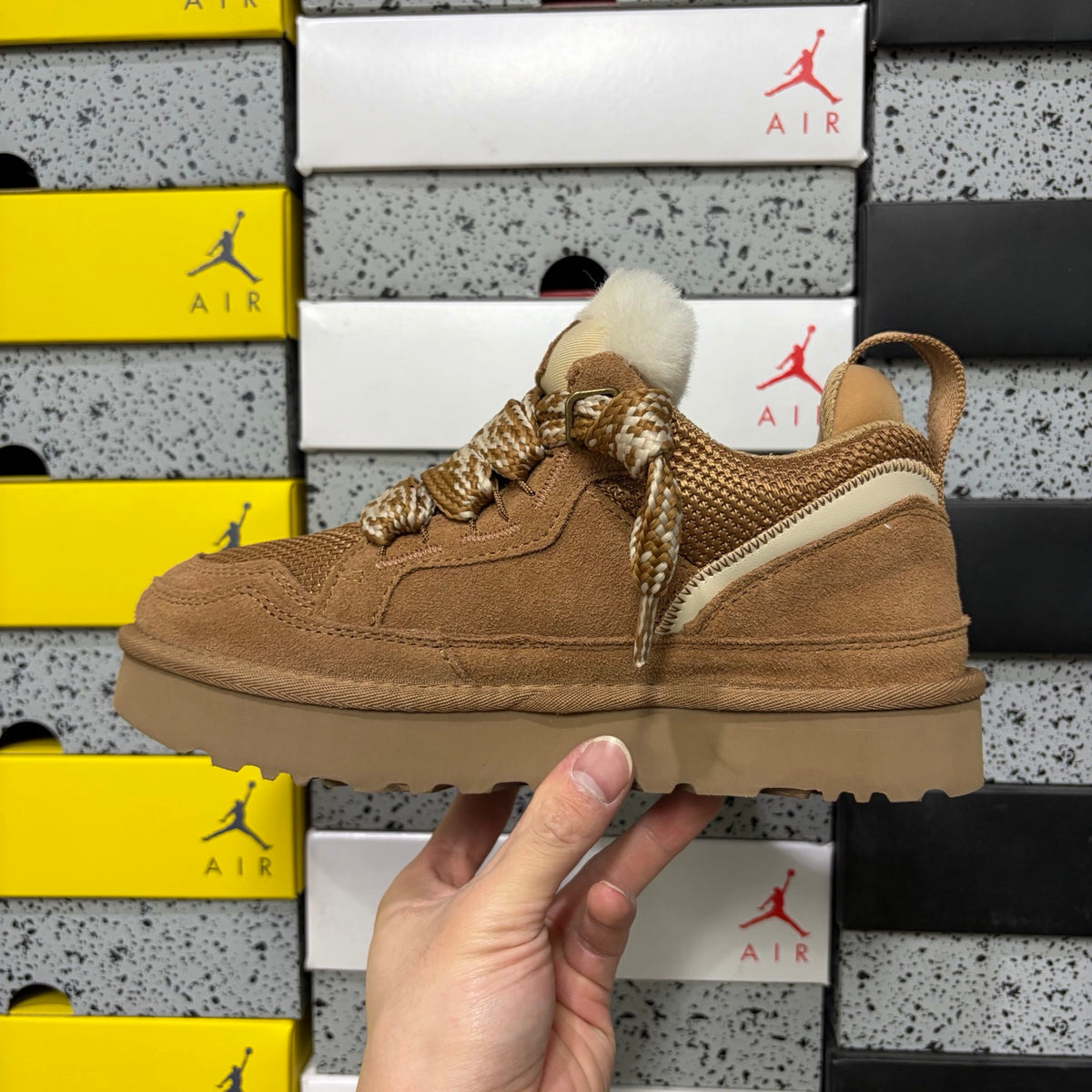 UGG Chestnut Low-Top Lace-Up Shoes