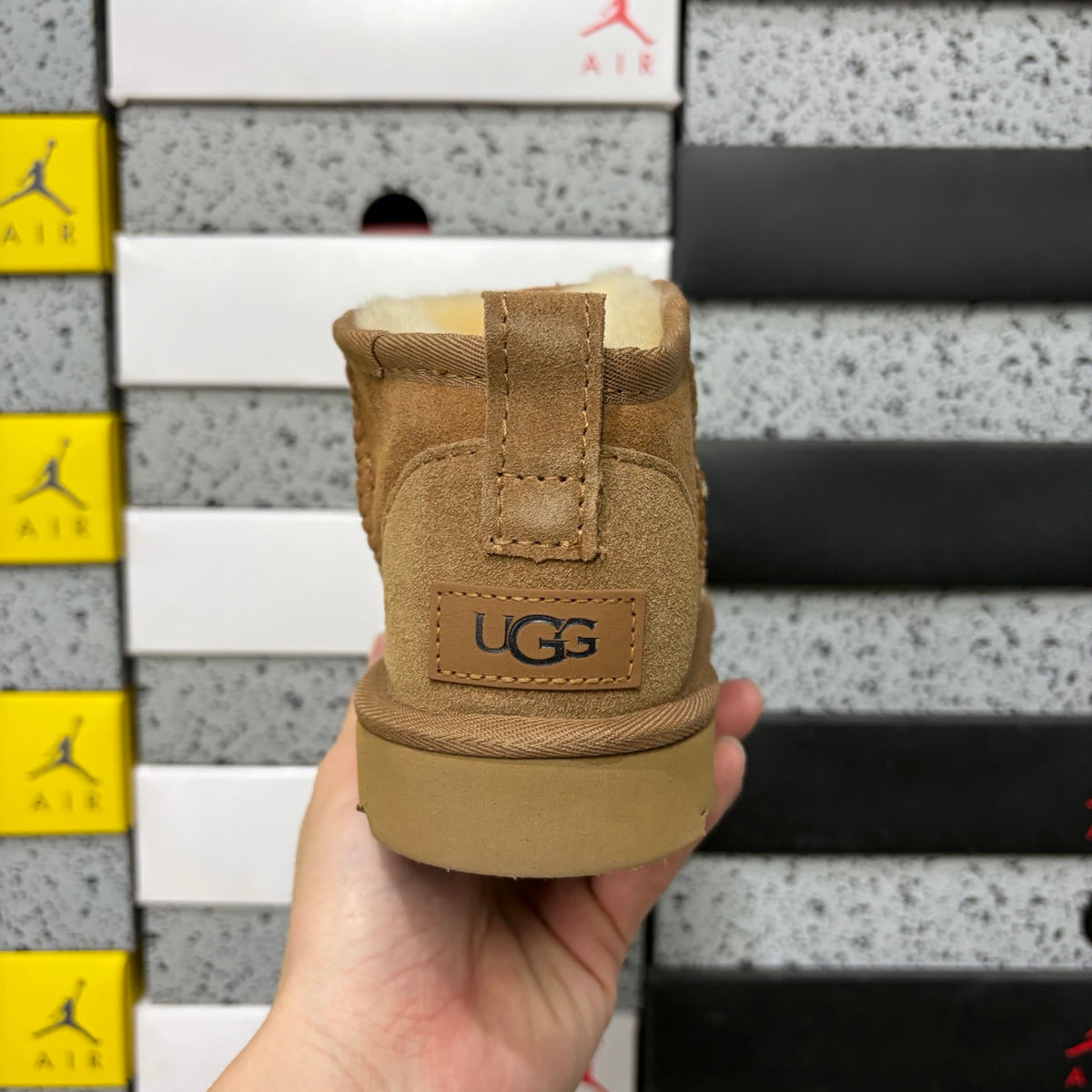 UGG Chestnut Mini Pull-On Ankle Boots