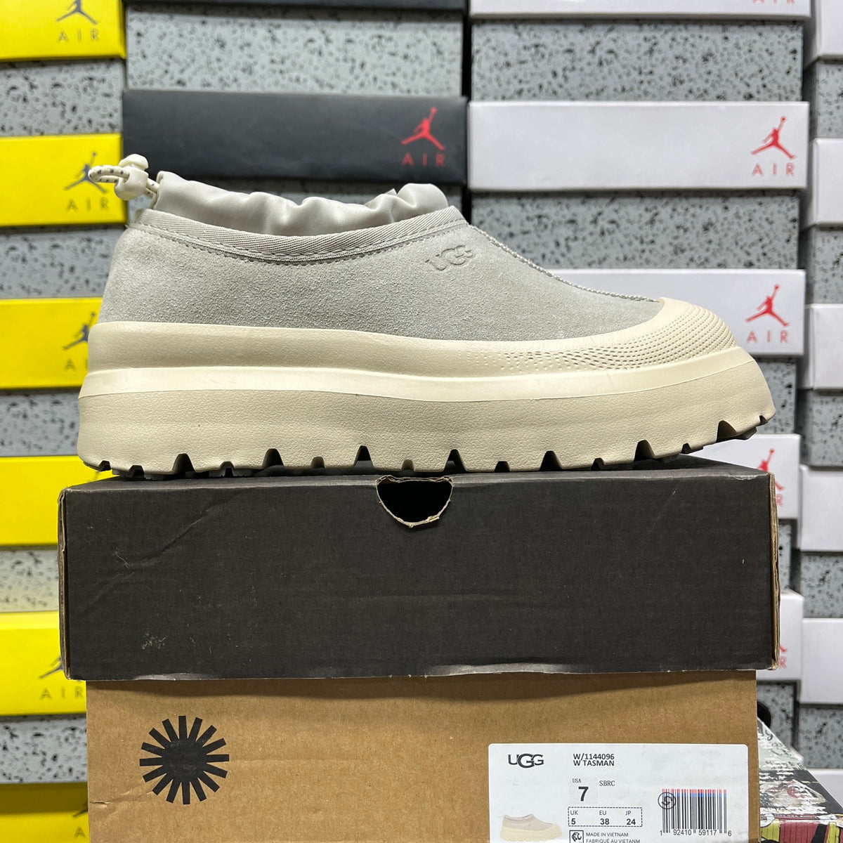 UGG Rain Grey Slip-On Platform Shoes