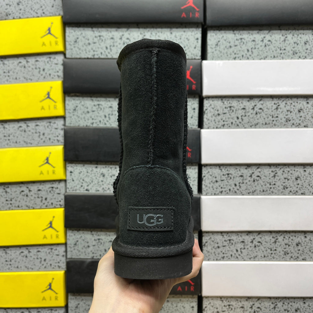 UGG Black Pull-On Mid-Calf Boots