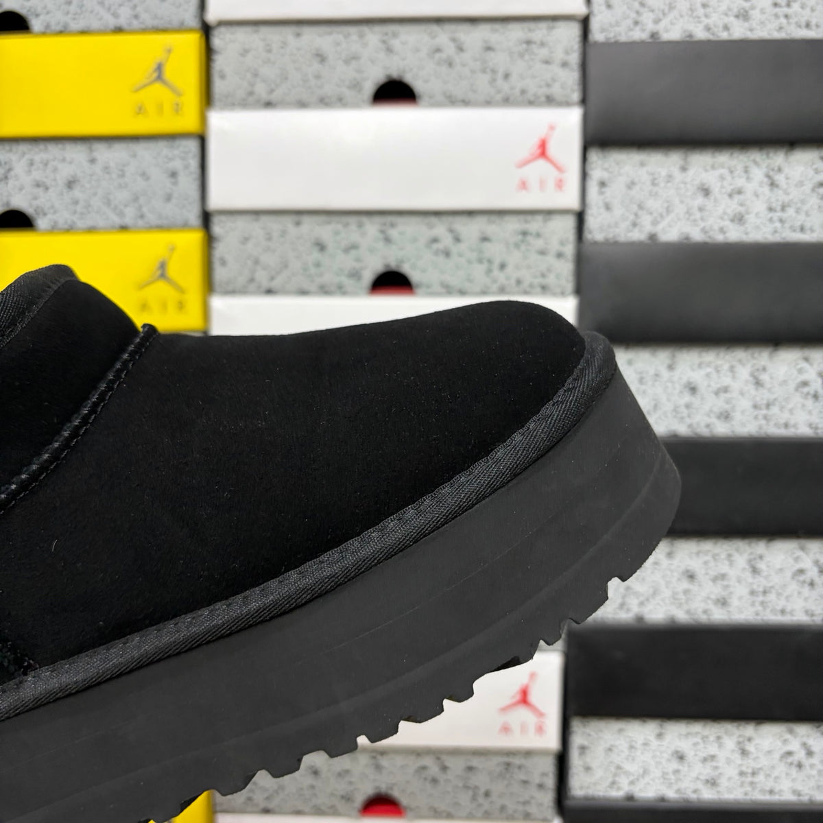 UGG Black Platform Mini Boots | 5 cm Sole